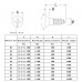 FixtureDisplays 25PK M6X100mm - Phillips Flat Head Machine Screw (Countersunk) Stainless Steel Nickel Plated Cross Recessed 302478